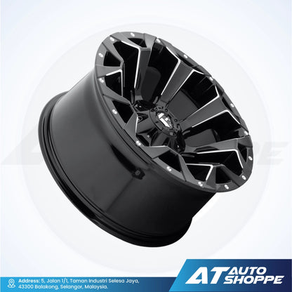Fuel Off Road Assault-Matte Black Milled 20x10 ET-22 6x139.7 (1 Piece)