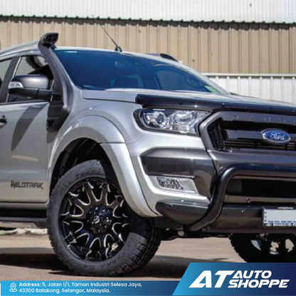 Fuel Off Road Battle Axe-Gloss Black / Milled 17x9 ET-12 6x139.7 (1 Piece)