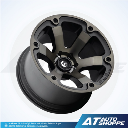 Fuel Off Road Beast-Black Machined Dark Tint 20x9 ET20 5x150 (1 Piece)