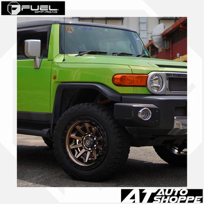 Fuel Off Road Covert-Matte Bronze/Black Ring 18x9 ET1 6x139.7 (1 Piece)
