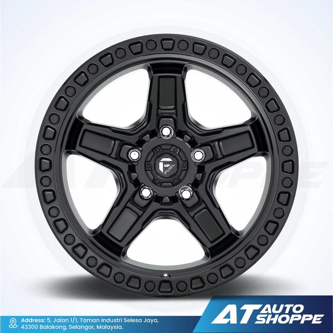 Fuel Off Road D697 Kicker-Matte Black 20X9 6X139.7 ET1 (1 Piece)