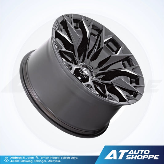 Fuel Off Road Flame 6-Gloss Black Milled 20x10 ET-18 6x139.7 (1 Piece)