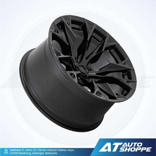 Fuel Off Road Flame 6-Matte Black 22x10 ET-18 6x139.7 (1 Piece)