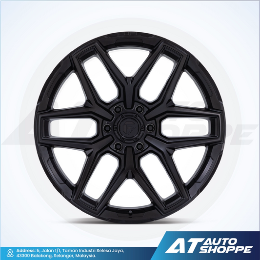 Fuel Off Road Flux-Blackout 20x9 ET1 6x139.7 (1 Piece)