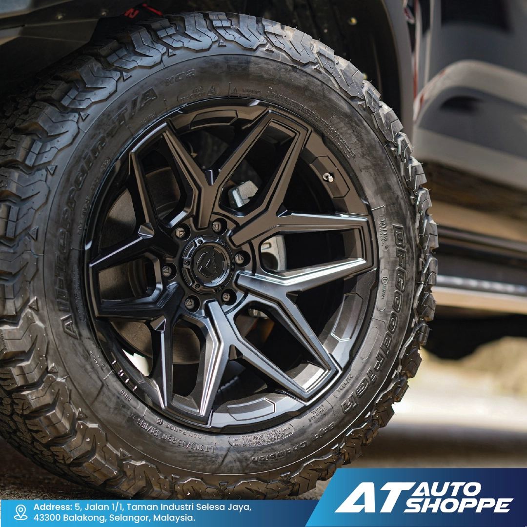 Fuel Off Road Flux-Blackout 20x9 ET1 6x139.7 (1 Piece)