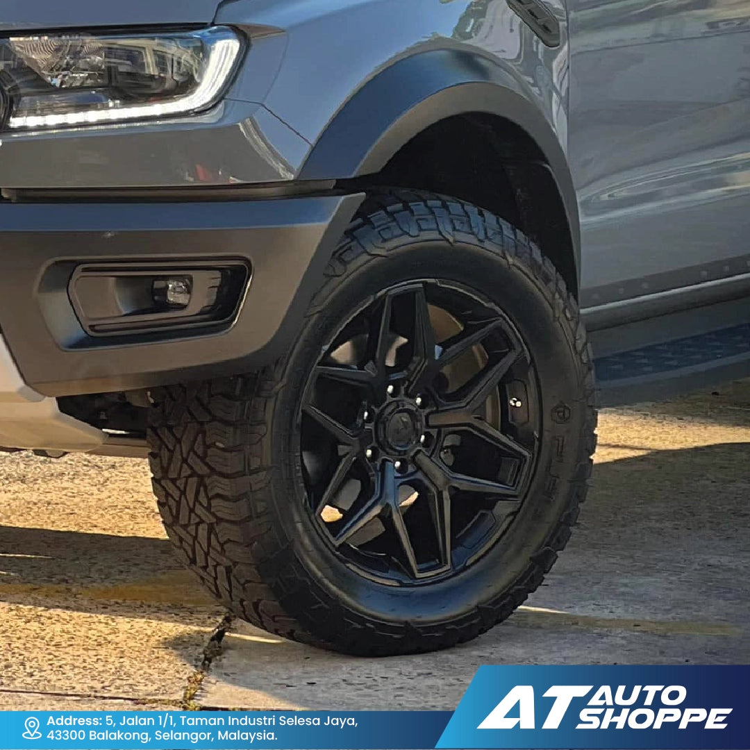 Fuel Off Road Flux-Matte Black 20x9 ET1 6x139.7 (1 piece)