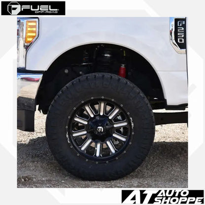 Fuel Off Road Hardline-Matte Black / Milled 20x10 ET-18 6x139.7 (1 Piece)