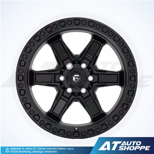 Fuel Off Road Kicker-Matte Black 20x10 6x139.7 ET-18 (1 Piece)