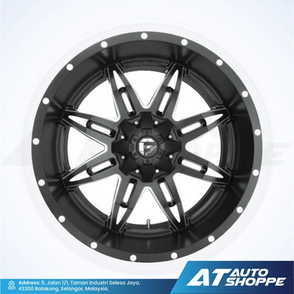 Fuel Off Road Lethal-Matte Black Milled 20x10 ET-24 6x139.7 (1 Piece)