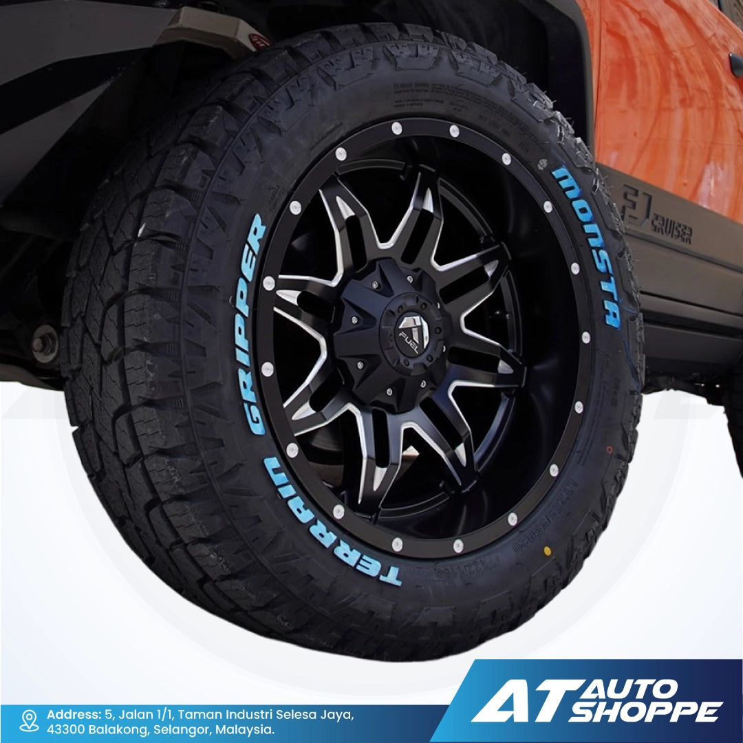Fuel Off Road Lethal-Matte Black Milled 20x10 ET-24 6x139.7 (1 Piece)