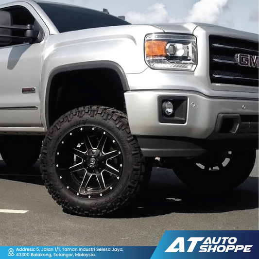 Fuel Off Road Maverick-Matte Black / Mill 20x10 ET-18 6x139.7 / 6x135 (1 Piece)