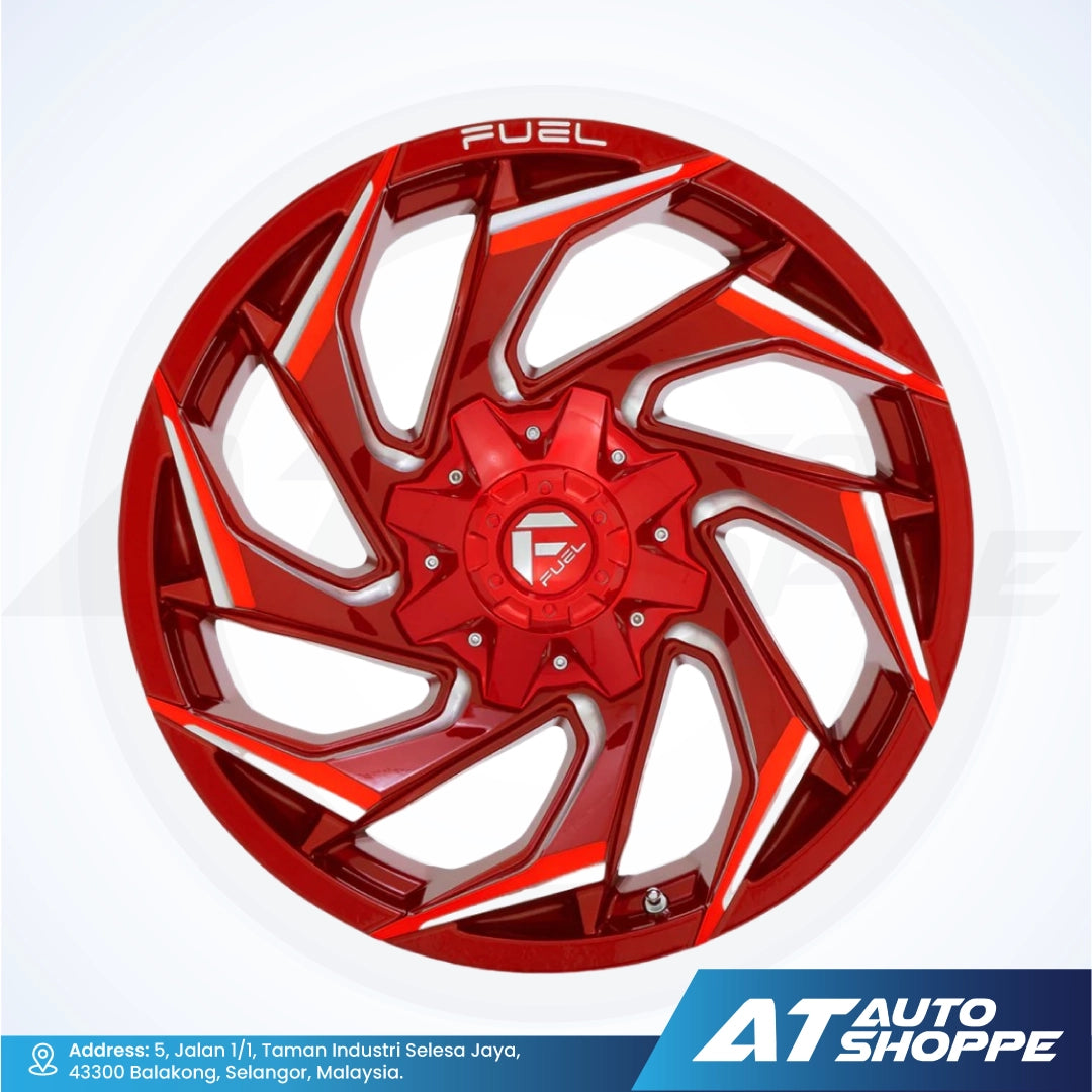 Fuel Off Road Reaction-Candy Red Milled 20x10 ET-18 6x139.7 (1 Piece)
