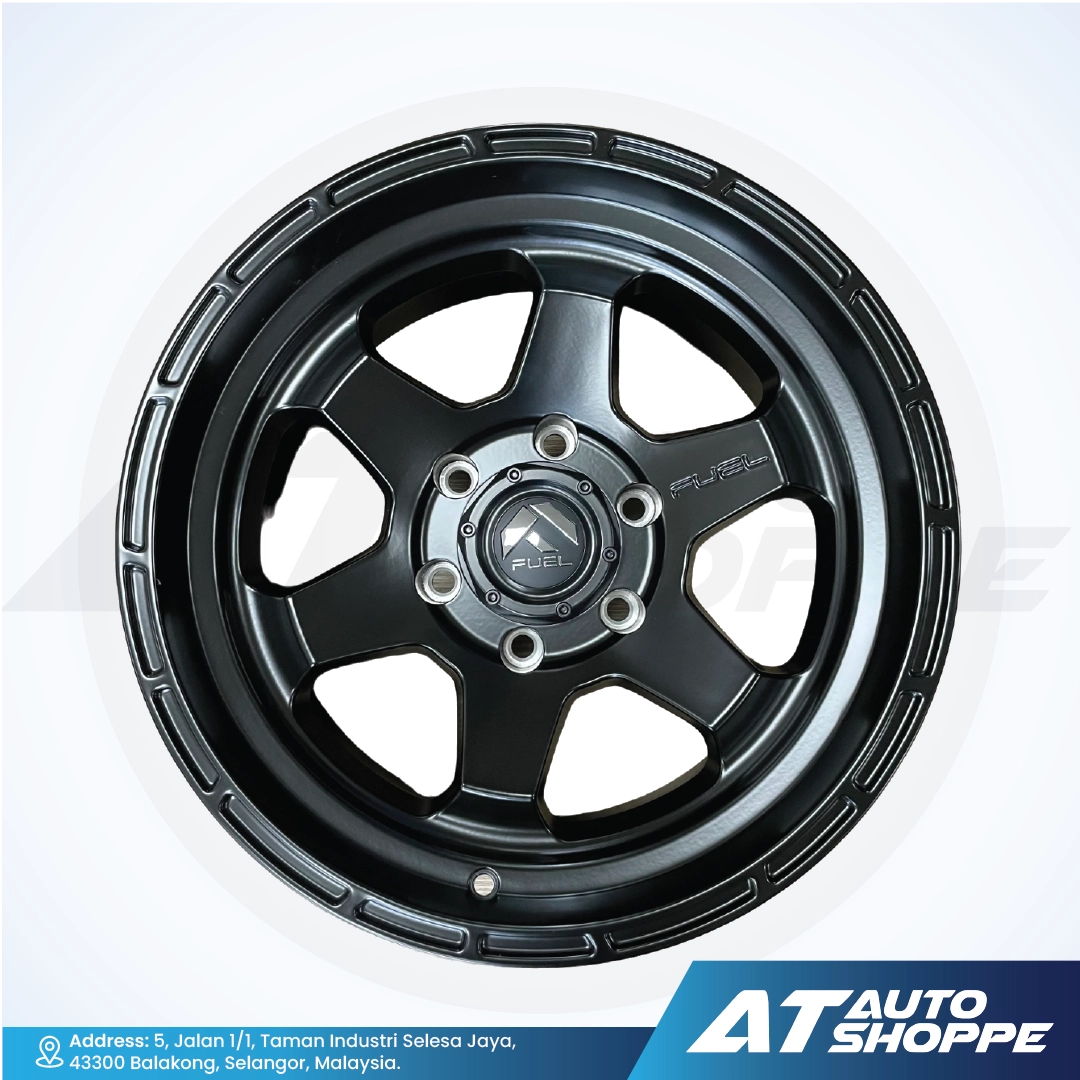 Fuel Off Road Shok-Matte Black 17x9 ET-12 6x139.7 (1 Piece)