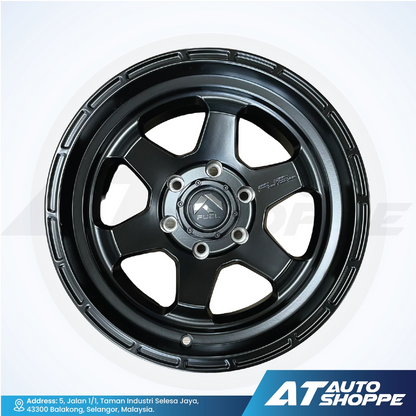 Fuel Off Road Shok-Matte Black 17x9 ET-12 6x139.7 (1 Piece)