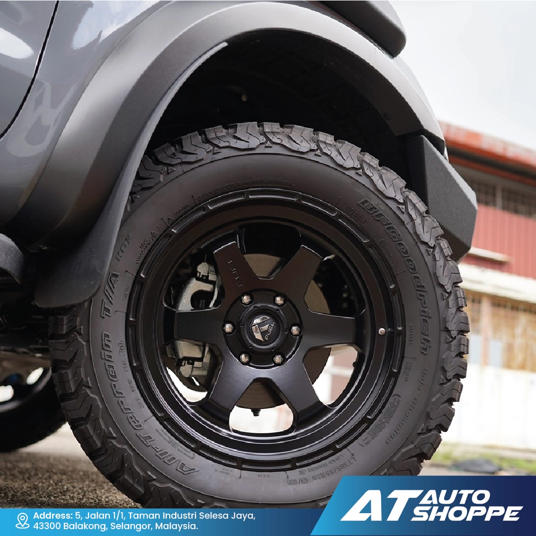 Fuel Off Road Shok-Matte Black 17x9 ET-12 6x139.7 (1 Piece)