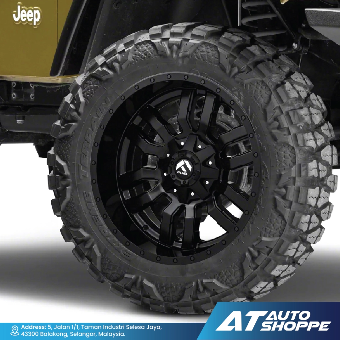 Fuel Off Road Sledge-Matte Black 20x9 5x137/5x150 ET20 (1 Piece)
