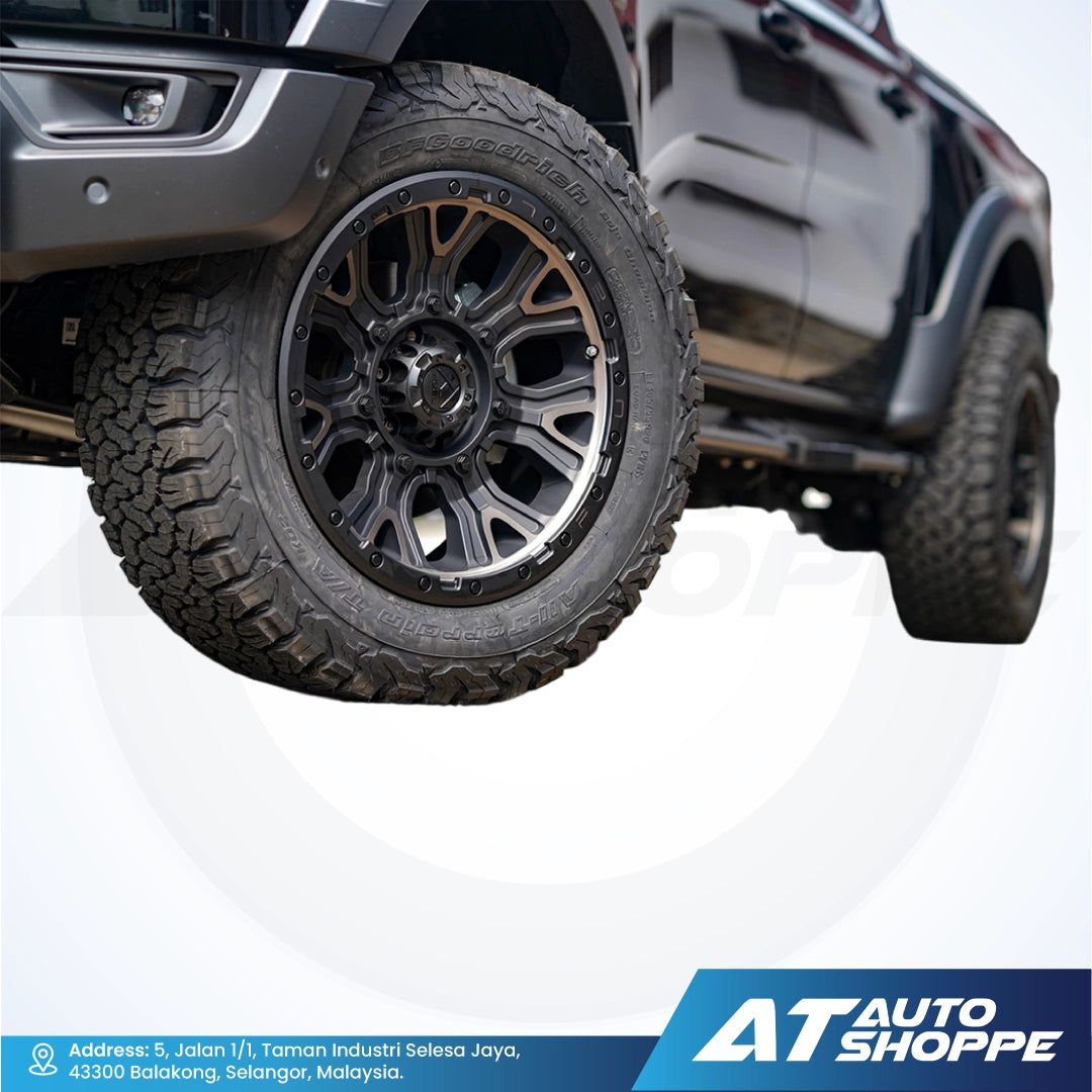 Fuel Off Road Traction-Matte Black DDT 20x10 ET-18 6X139.7 (1 piece)