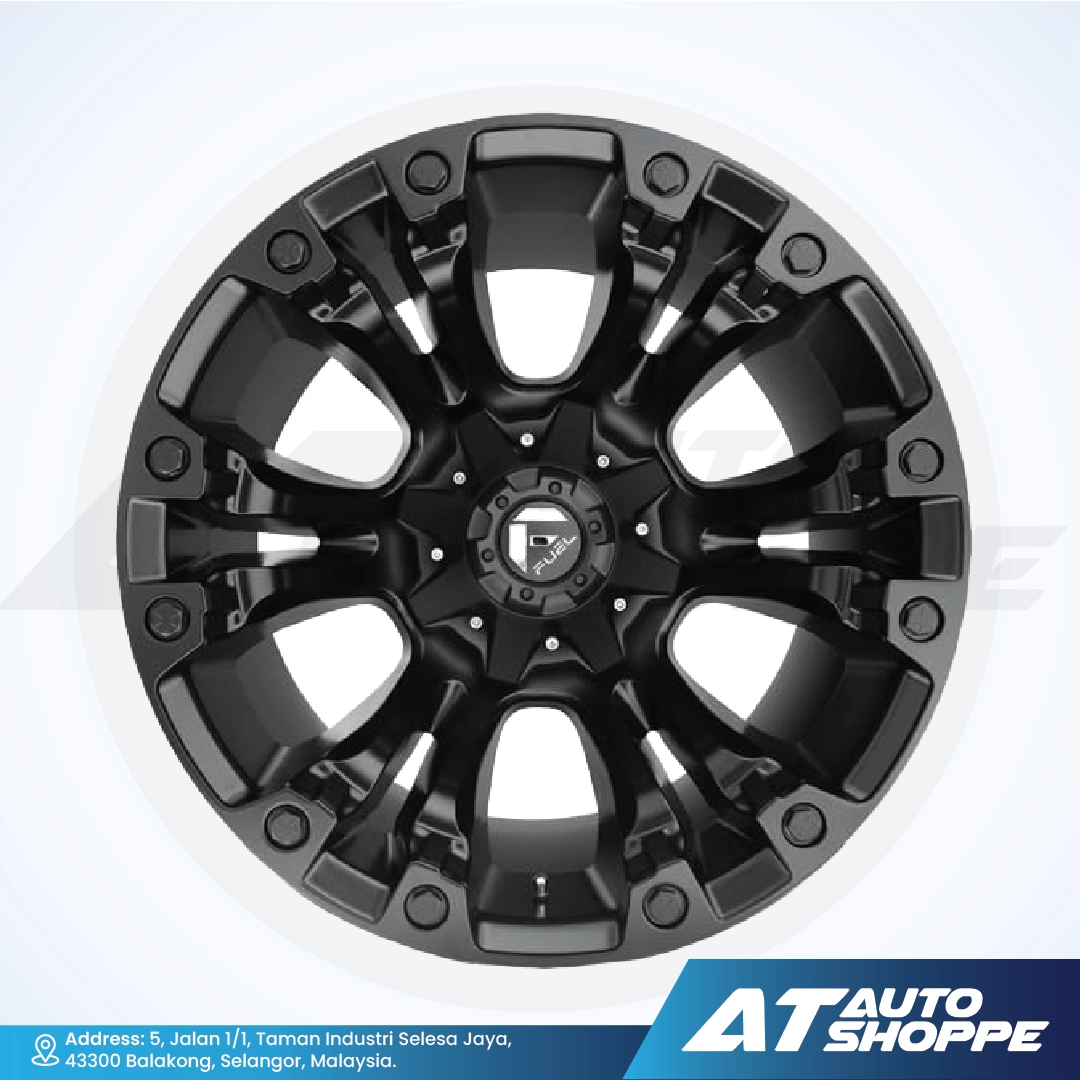 Fuel Off Road Vapor-Matte Black 20x10 ET-18 6x139.7 / 6x135 (1 Piece)