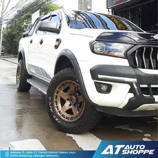 Fuel Off Road Warp-Matte Bronze 17x9 ET-12 6x139.7 (1 Piece)