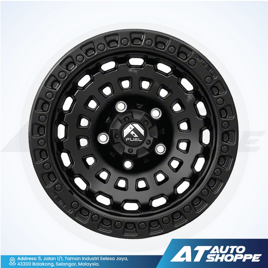 Fuel Off Road Zephyr-Matte Black 20x9 ET1 6x139.7 (1 Piece)