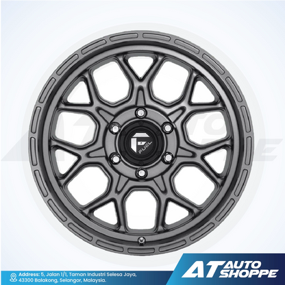 Fuel Off Road Tech-Anthracite 20x9 ET1 6x139.7 (1 piece)