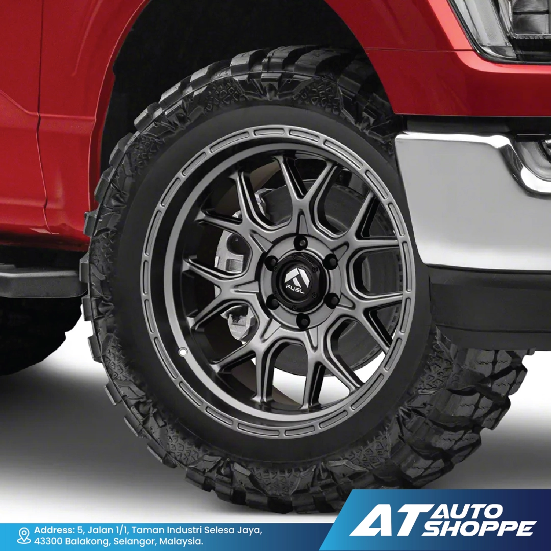 Fuel Off Road Tech-Anthracite 20x9 ET1 6x139.7 (1 piece)