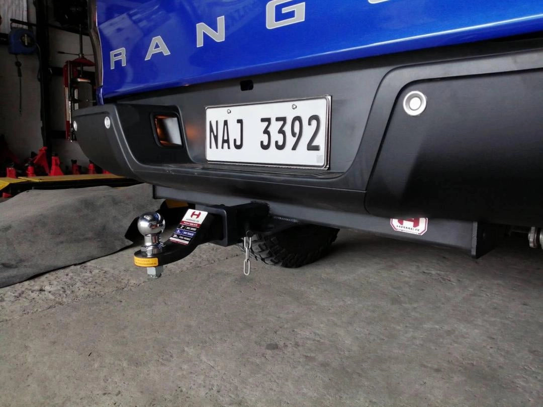 Hamer 4x4 Rear Towing Bar For Ford Ranger (2012-2021) T6 / T7 / T8 / XL / XLT / XLT + Wildtrak Raptor 2.0