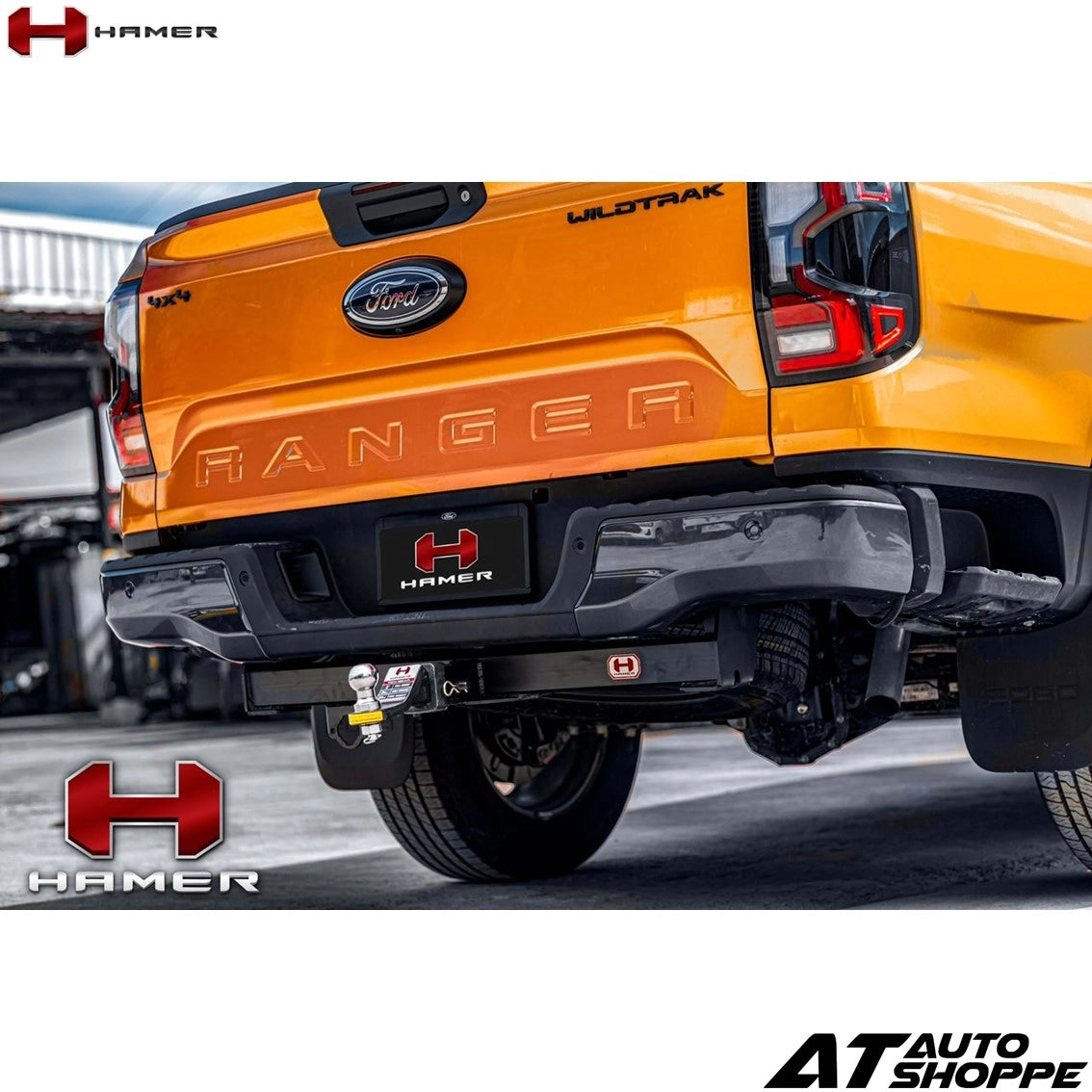 Hamer 4x4 Tow Hitch Bar For Ford Ranger Next Gen 2023 (T9) XL XLT XLT+ WILDTRAK