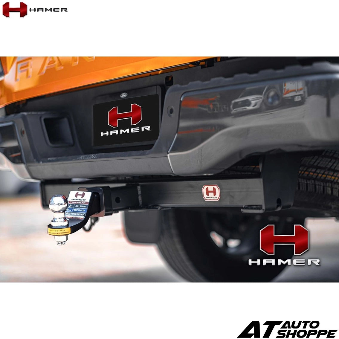 Hamer 4x4 Tow Hitch Bar For Ford Ranger Next Gen 2023 (T9) XL XLT XLT+ WILDTRAK