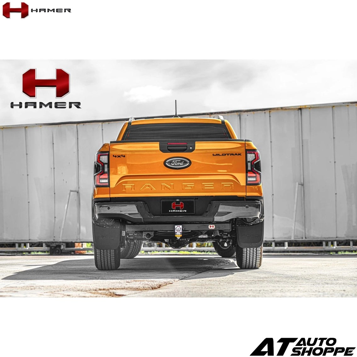 Hamer 4x4 Tow Hitch Bar For Ford Ranger Next Gen 2023 (T9) XL XLT XLT+ WILDTRAK