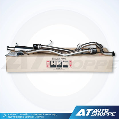 HKS Legamax Dual Exit Carbon Fiber Muffler Exhaust for Ford Everest Next Gen 2022-Current