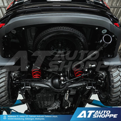 HKS Legamax Single Exit Carbon Fiber Muffler Exhaust for Ford Everest Next Gen (2022-Current)