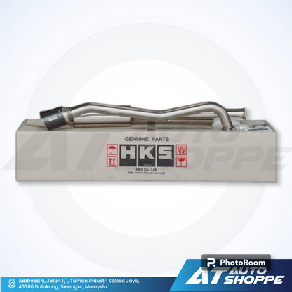 HKS Legamax Single Exit Carbon Fiber Muffler Exhaust for Ford Ranger Next Gen 2023