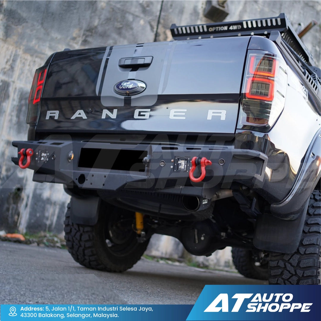 HKS Legamax Single Exit Carbon Fiber Muffler Exhaust for Ford Ranger T6 T7 (2012-2018) / Mazda BT-50 (2012-2020)