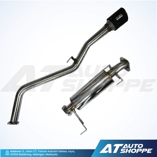 HKS Legamax Single Exit Carbon Fiber Muffler Exhaust for Isuzu D-Max 3.0 (2015-2019)