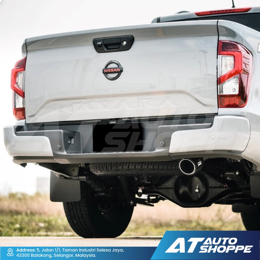 HKS Legamax Single Exit Carbon Fiber Muffler Exhaust for Nissan Navara Pro4X (2020-Current)