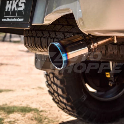 HKS Legamax Single Exit Titanium Muffler Exhaust for Toyota Hilux Revo (2015+)