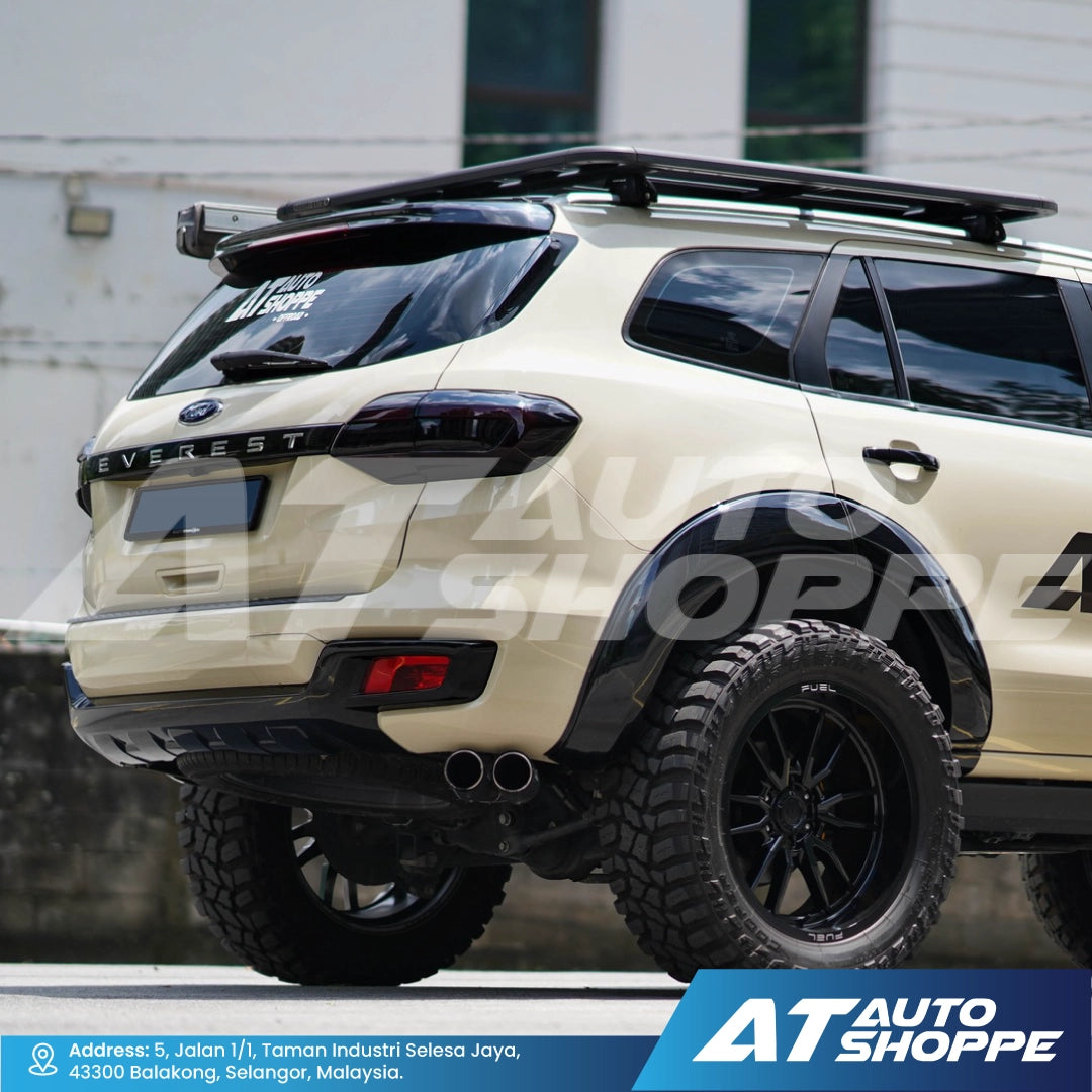 HKS Legamax Twin Side Exit Carbon Fiber Muffler Exhaust for Ford Everest 2.0 Bi-Turbo (2015-2022)