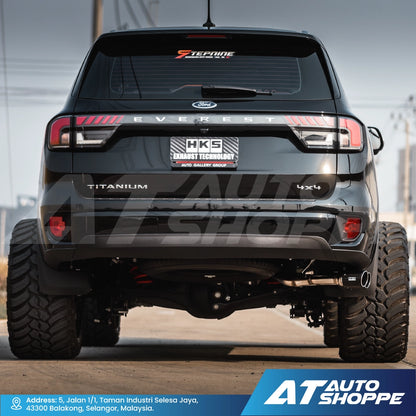 HKS Legamax Twin Side Exit Carbon Fiber Muffler Exhaust for Ford Everest Next Gen 2022-Current