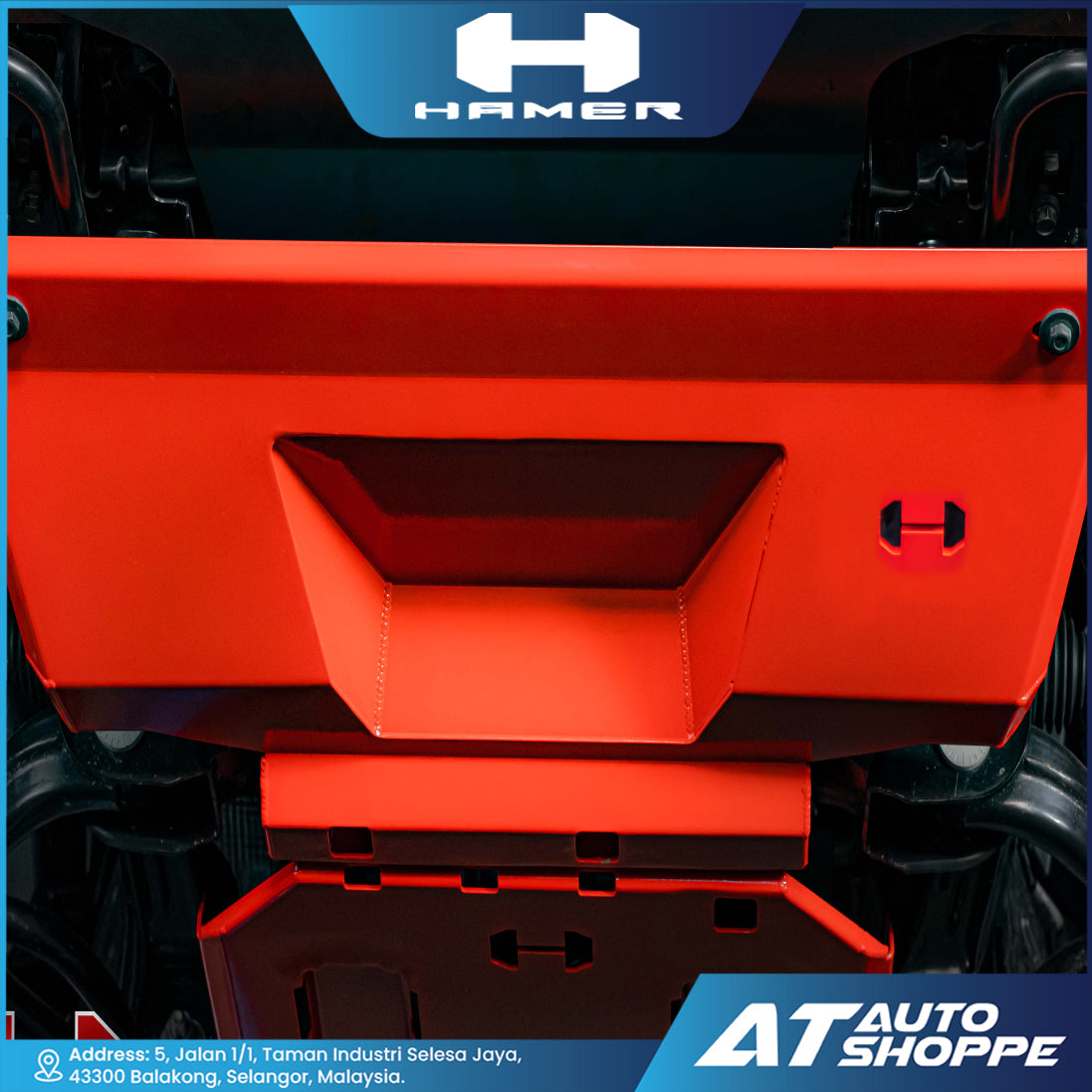 Hamer 4X4 3Pcs Underbody Protection Plate For Ford Ranger Next Gen (2022-Current)