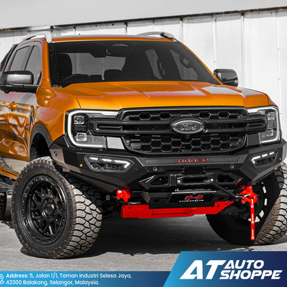 Hamer 4X4 Atlas Series Front Steel Bumper For Ford Ranger Next Gen (2022+)