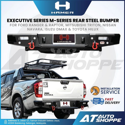 Hamer 4X4 Executive Series M-Series Rear Steel Bumper