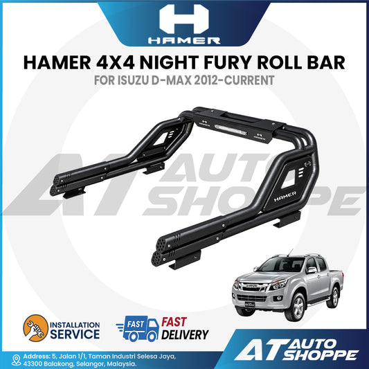 Hamer 4x4 Night Fury Series Roll Bar / Integrated LED Lighting