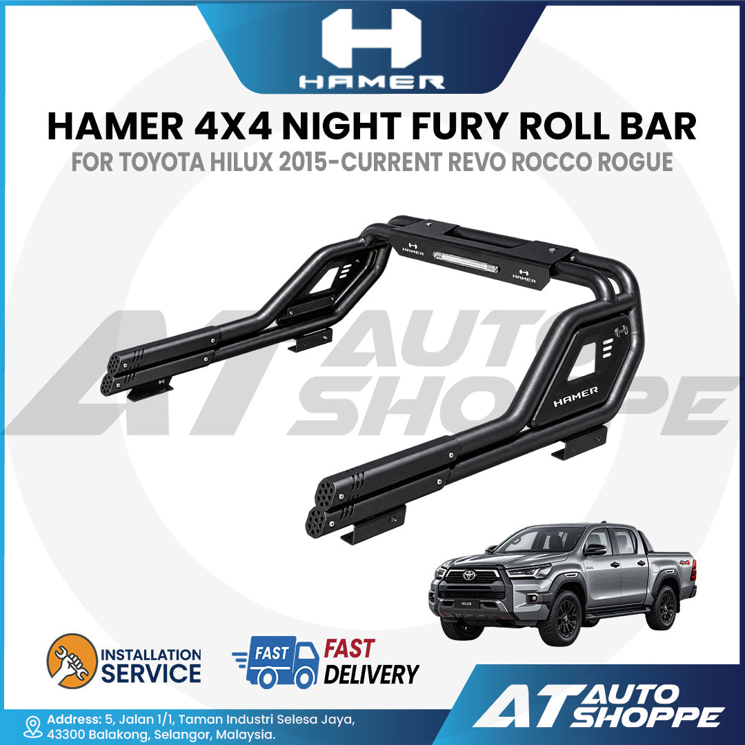 Hamer 4x4 Night Fury Series Roll Bar / Integrated LED Lighting