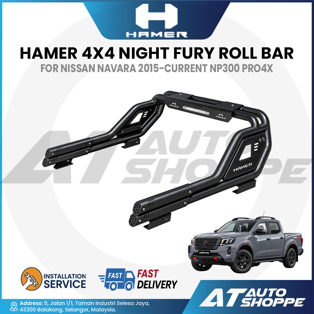Hamer 4x4 Night Fury Series Roll Bar / Integrated LED Lighting