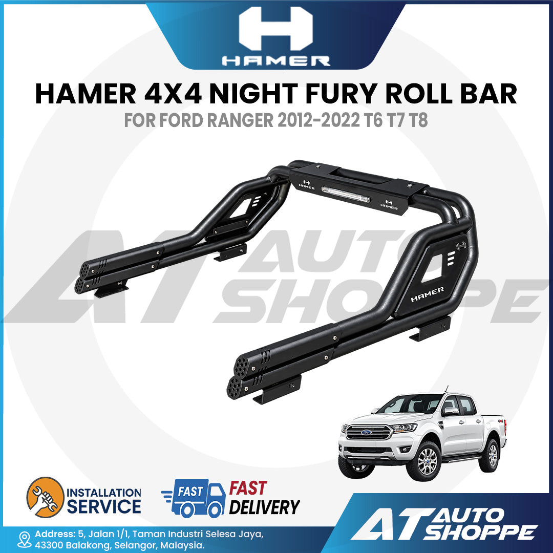 Hamer 4x4 Night Fury Series Roll Bar / Integrated LED Lighting
