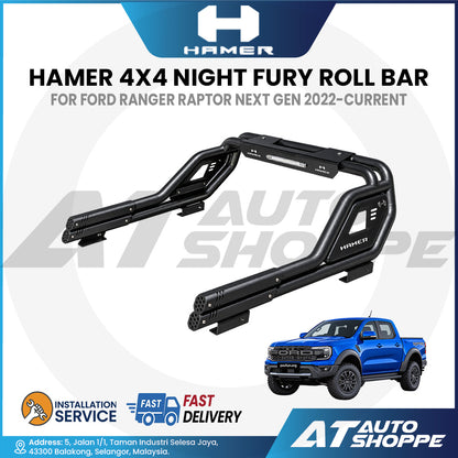 Hamer 4x4 Night Fury Series Roll Bar / Integrated LED Lighting