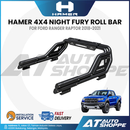 Hamer 4x4 Night Fury Series Roll Bar / Integrated LED Lighting