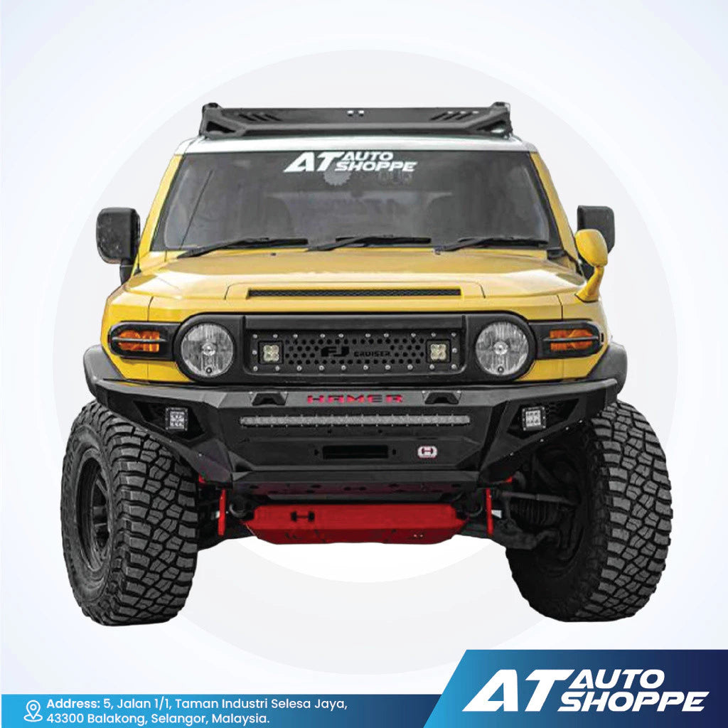 Hamer 4X4 Prime Series Front Steel Bumper with LED DRL
