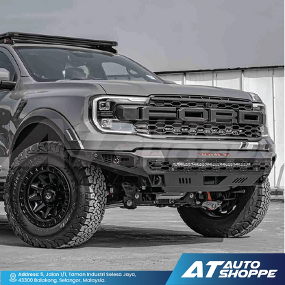 Hamer 4X4 THOR Series Front Steel Bumper With LED DRL For Raptor Next Gen (2022-Current)